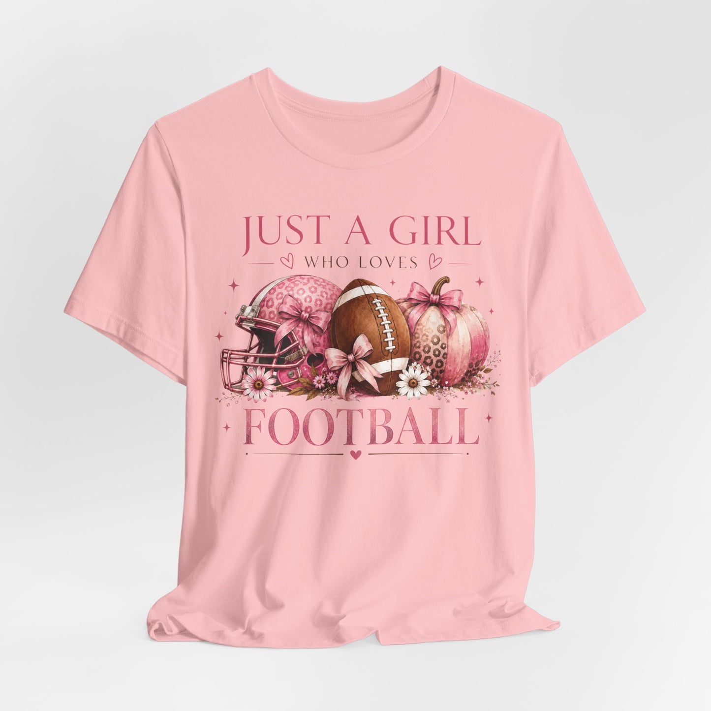 Just A Girl Who Loves Football Tee