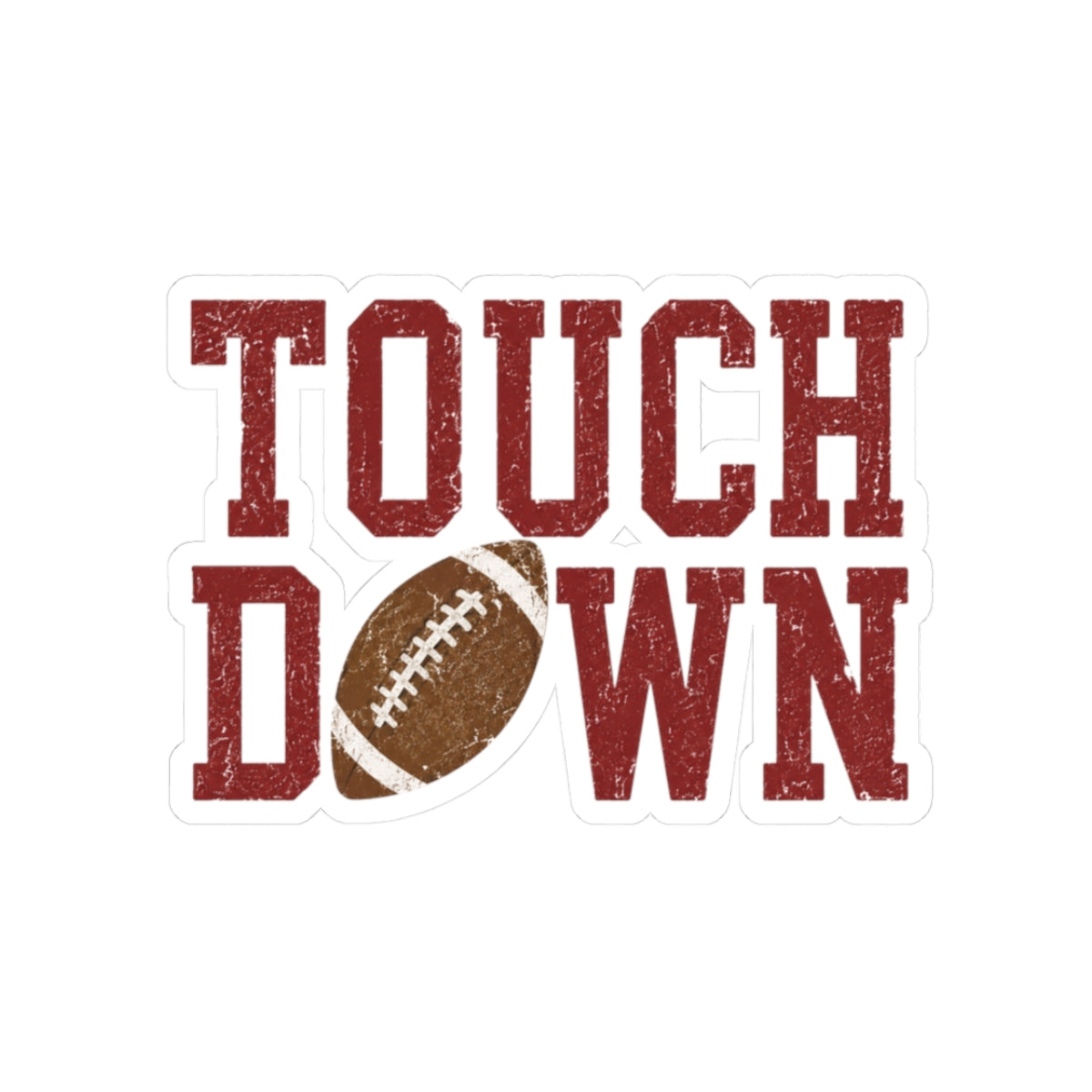 Vintage Touchdown Sticker