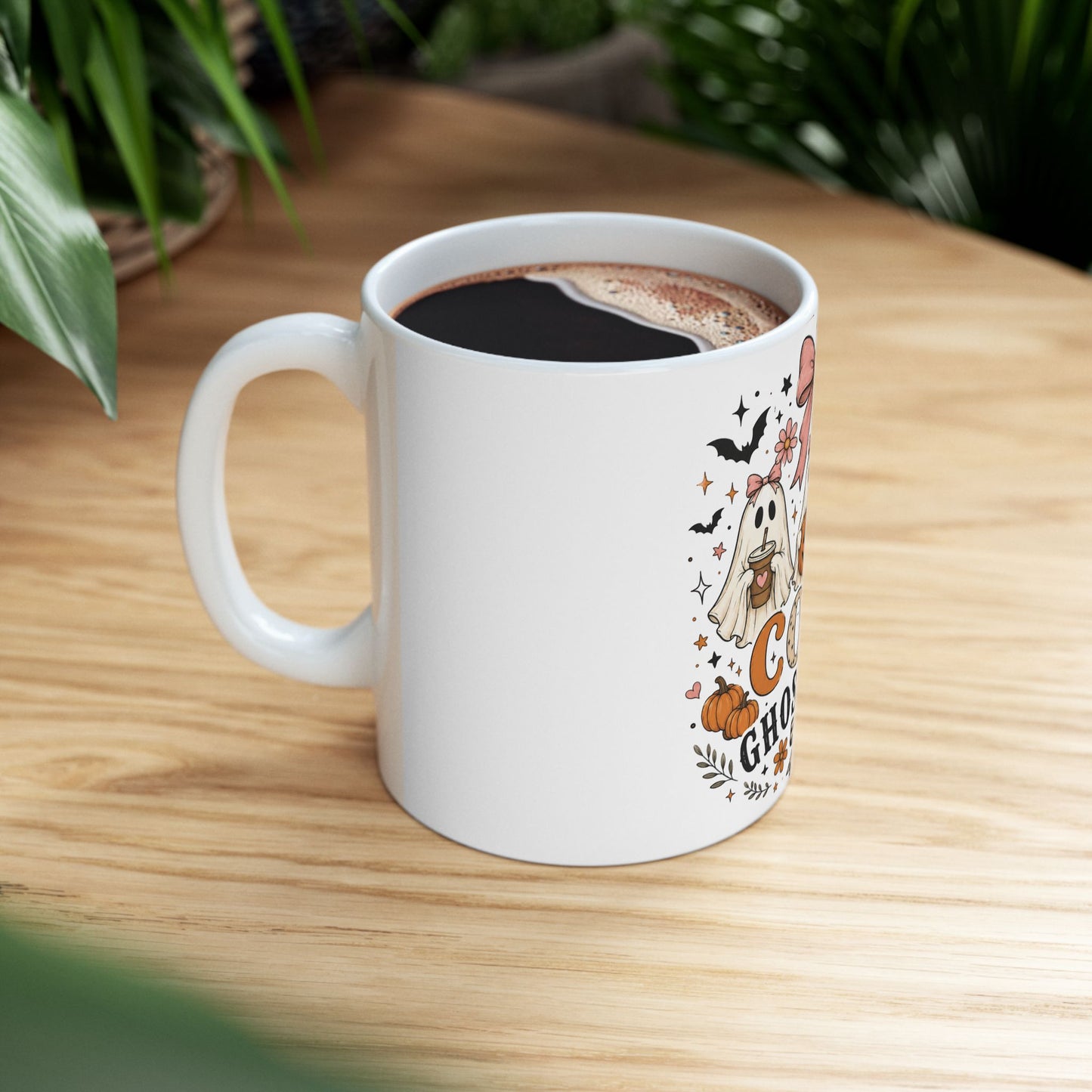 Cozy Ghost Club Ceramic Mug
