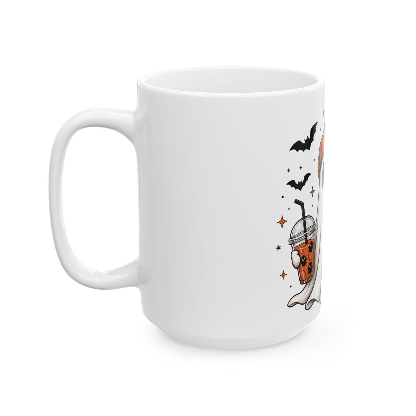 Cozy Ghost & Pumpkin Mug