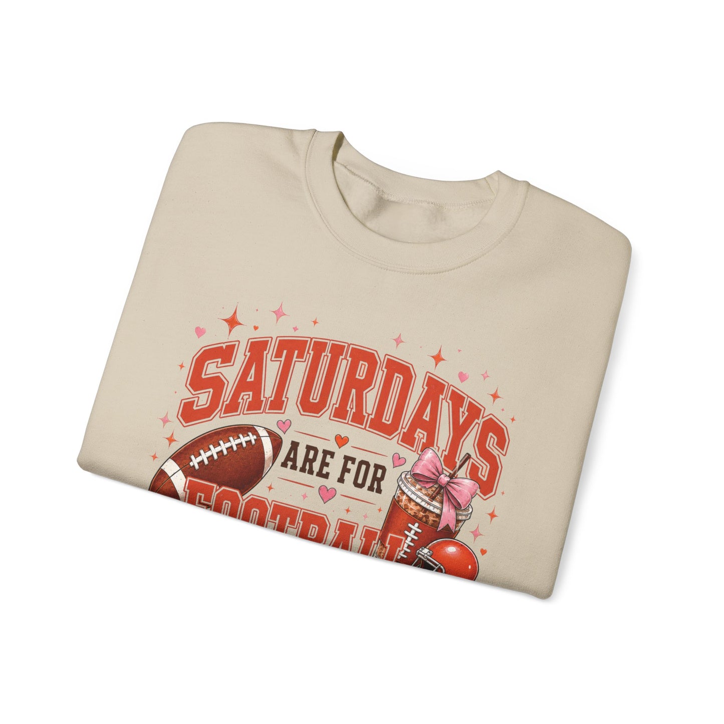 Saturdays Are For Football Crewneck Sweatshirt