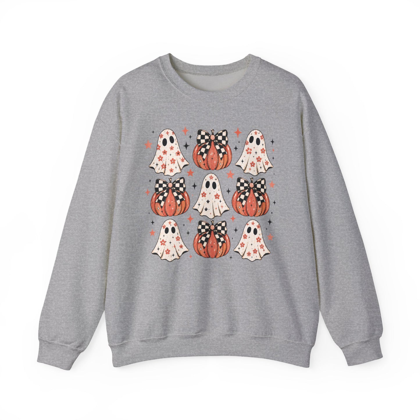 Spooky Ghost & Pumpkin Sweatshirt