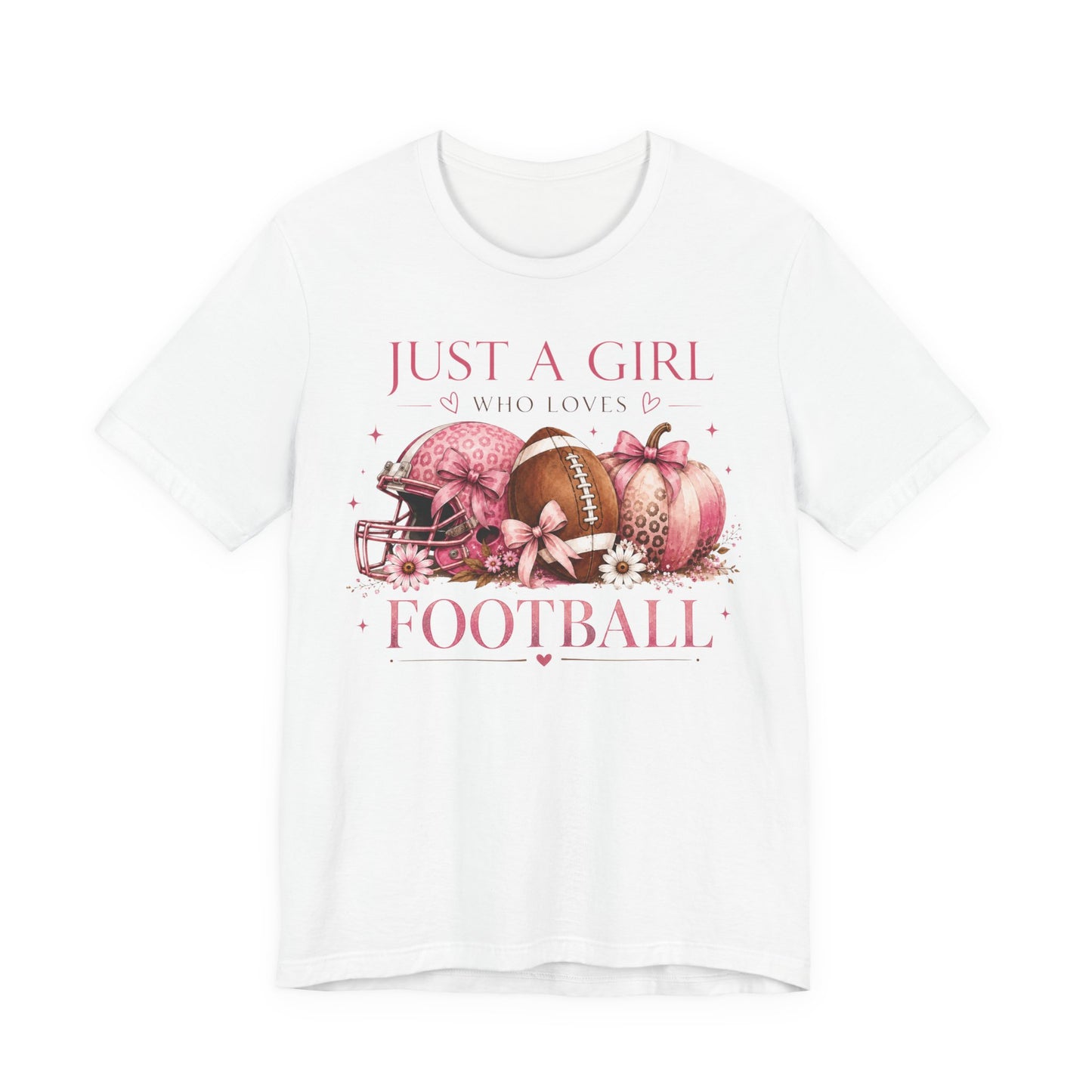Just A Girl Who Loves Football Tee