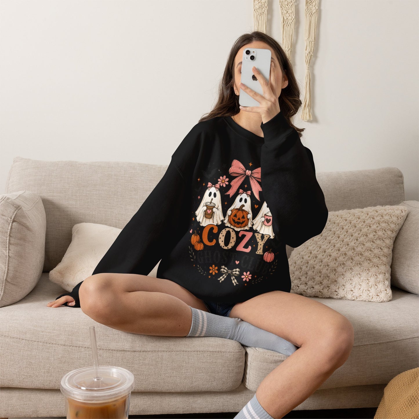 Cozy Ghost Club Sweatshirt
