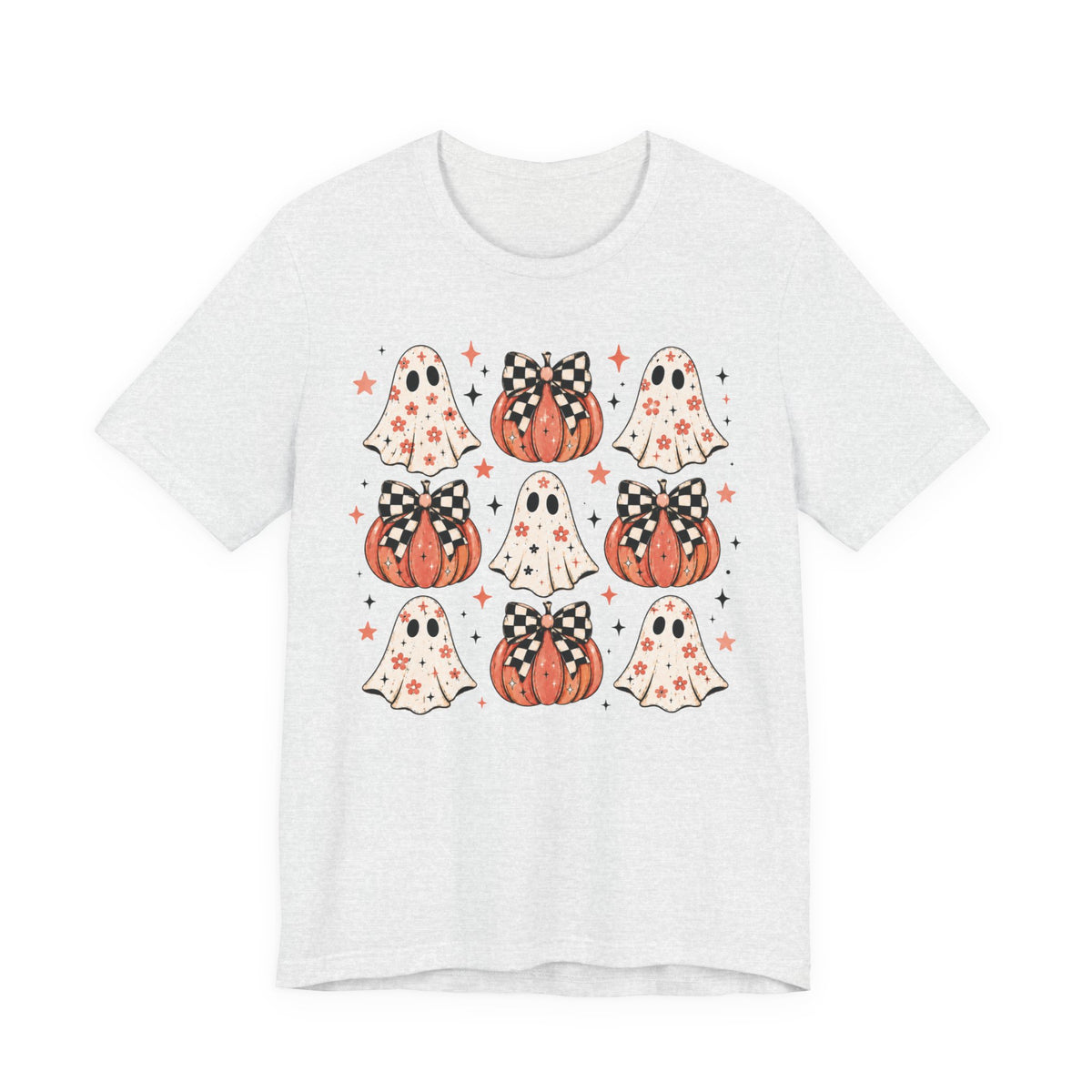 Spooky Ghost & Pumpkin Tee