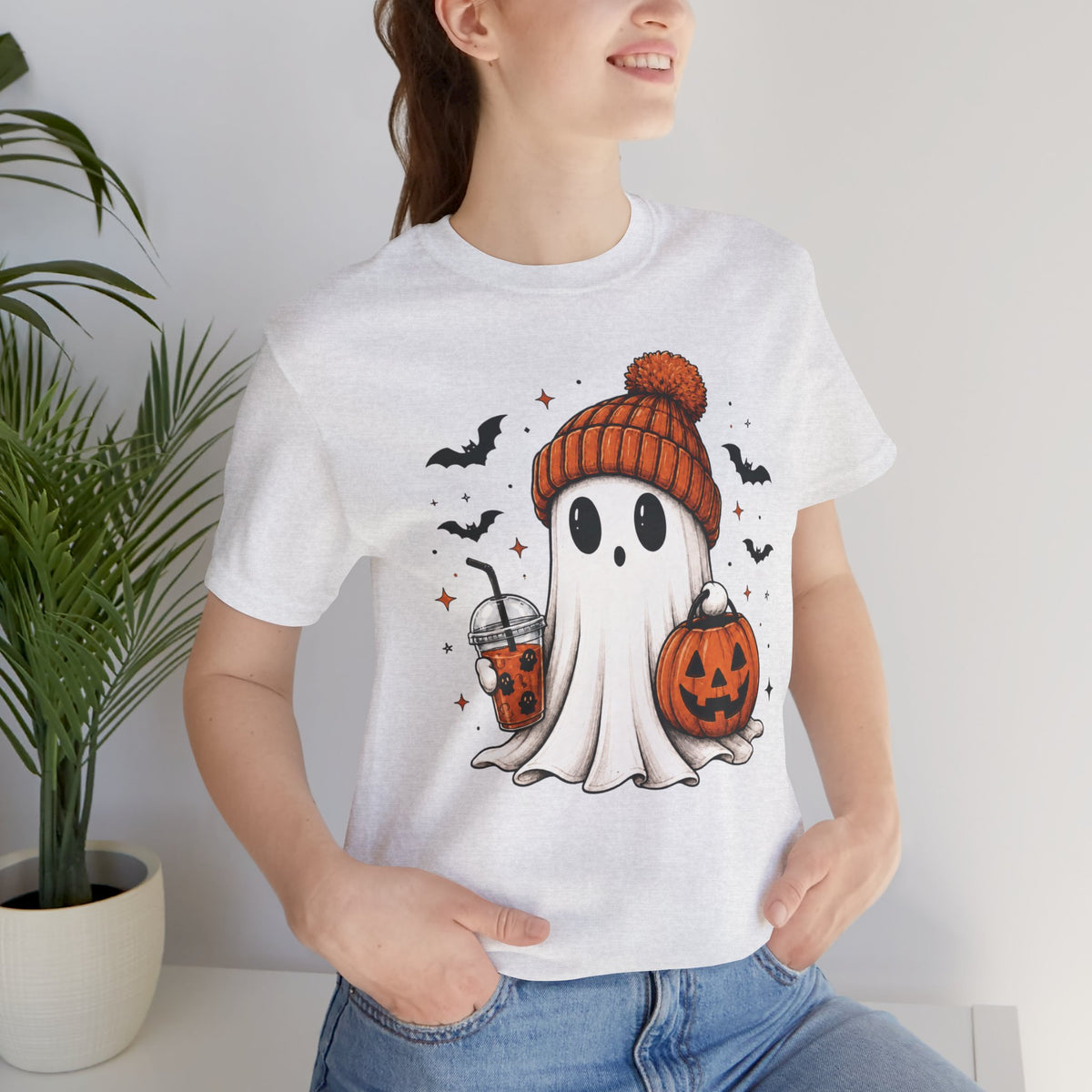 Cozy Ghost & Pumkin Tee