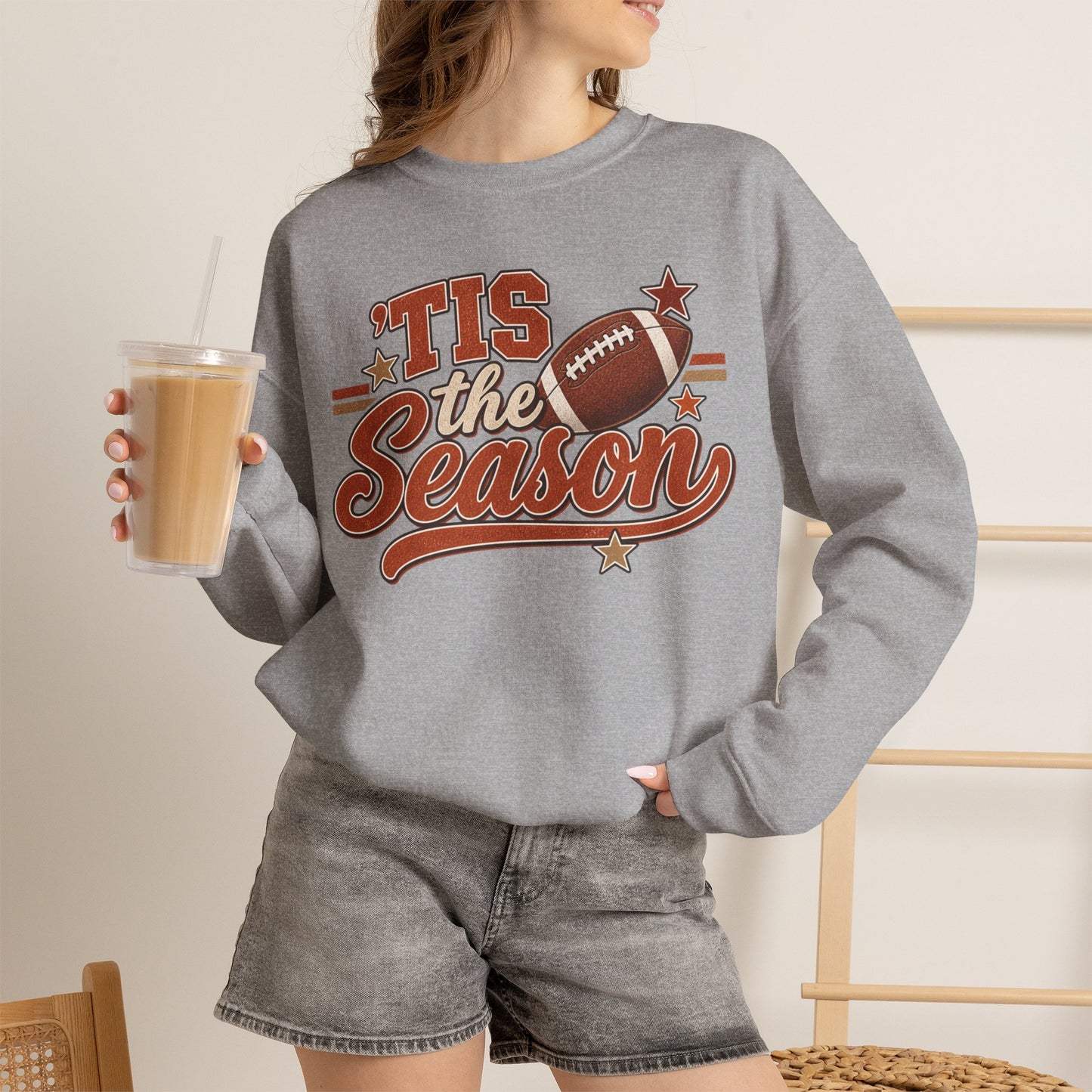'Tis the Season Football Sweatshirt