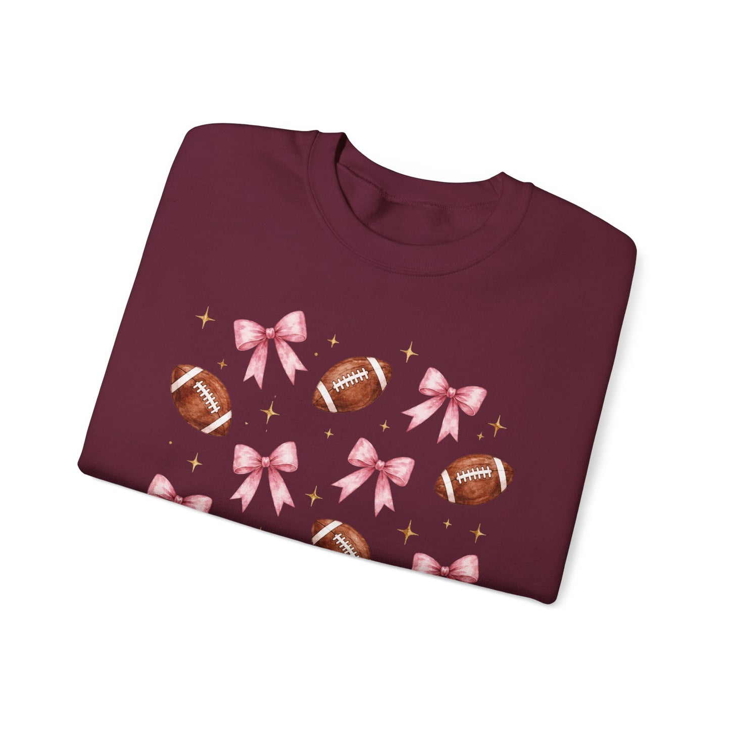 Football & Pink Bows Sweatshirt
