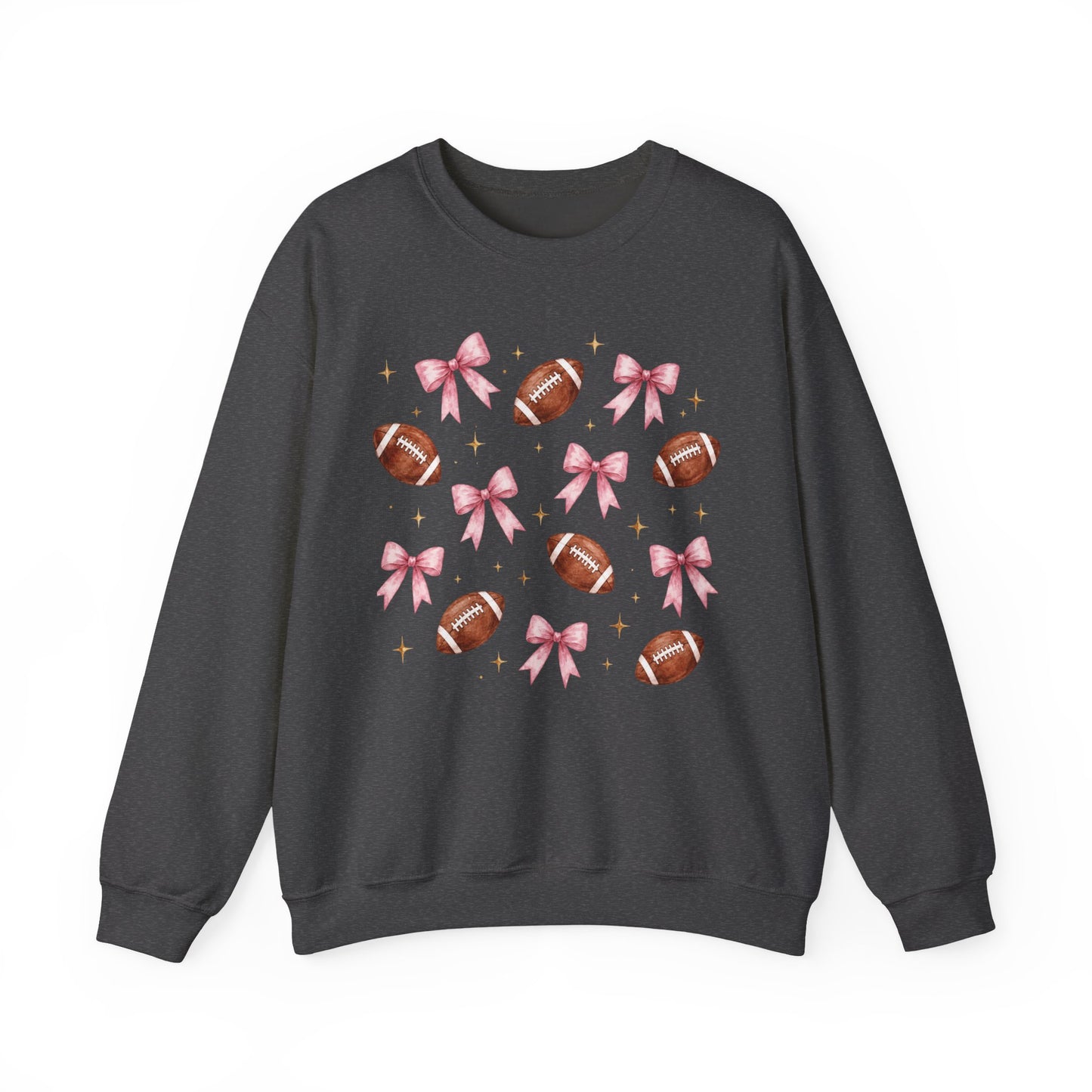 Football & Pink Bows Sweatshirt