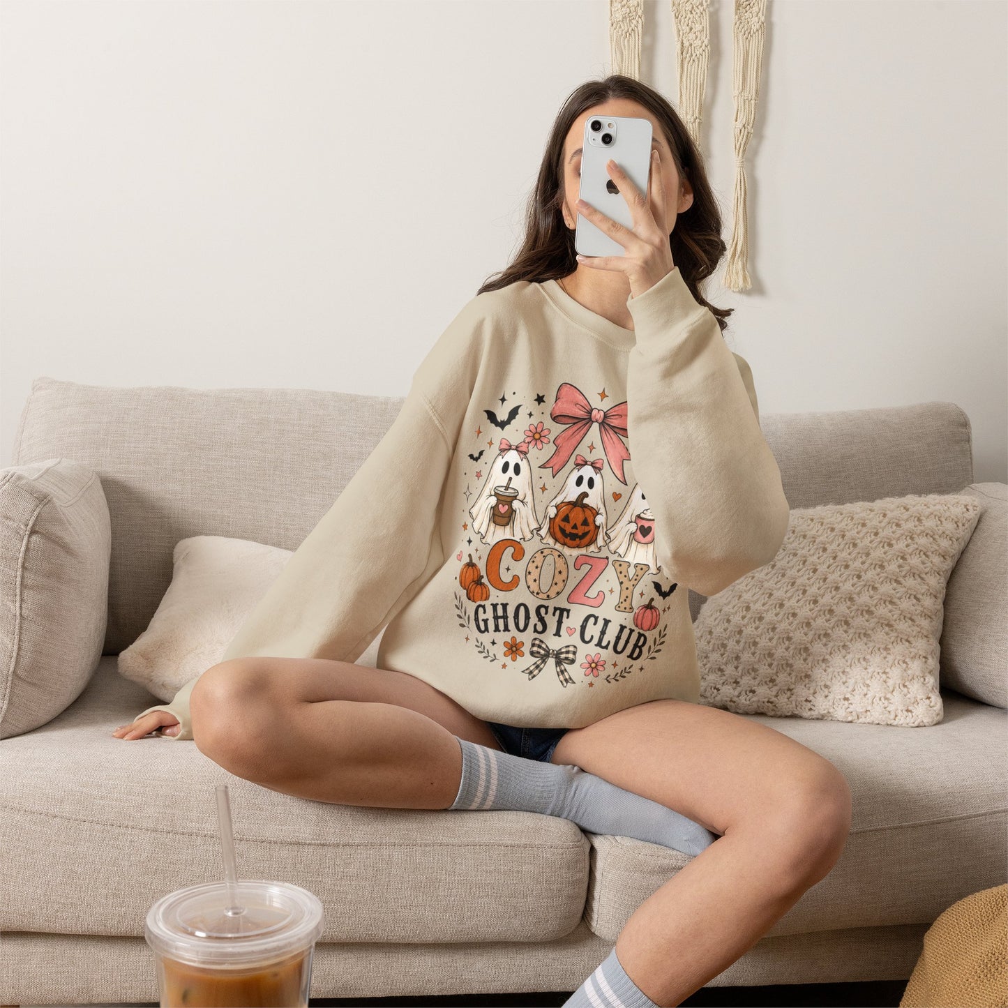 Cozy Ghost Club Sweatshirt