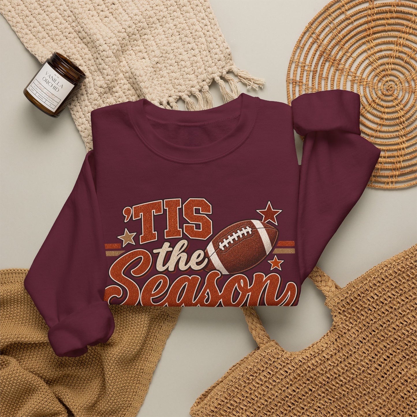 'Tis the Season Football Sweatshirt