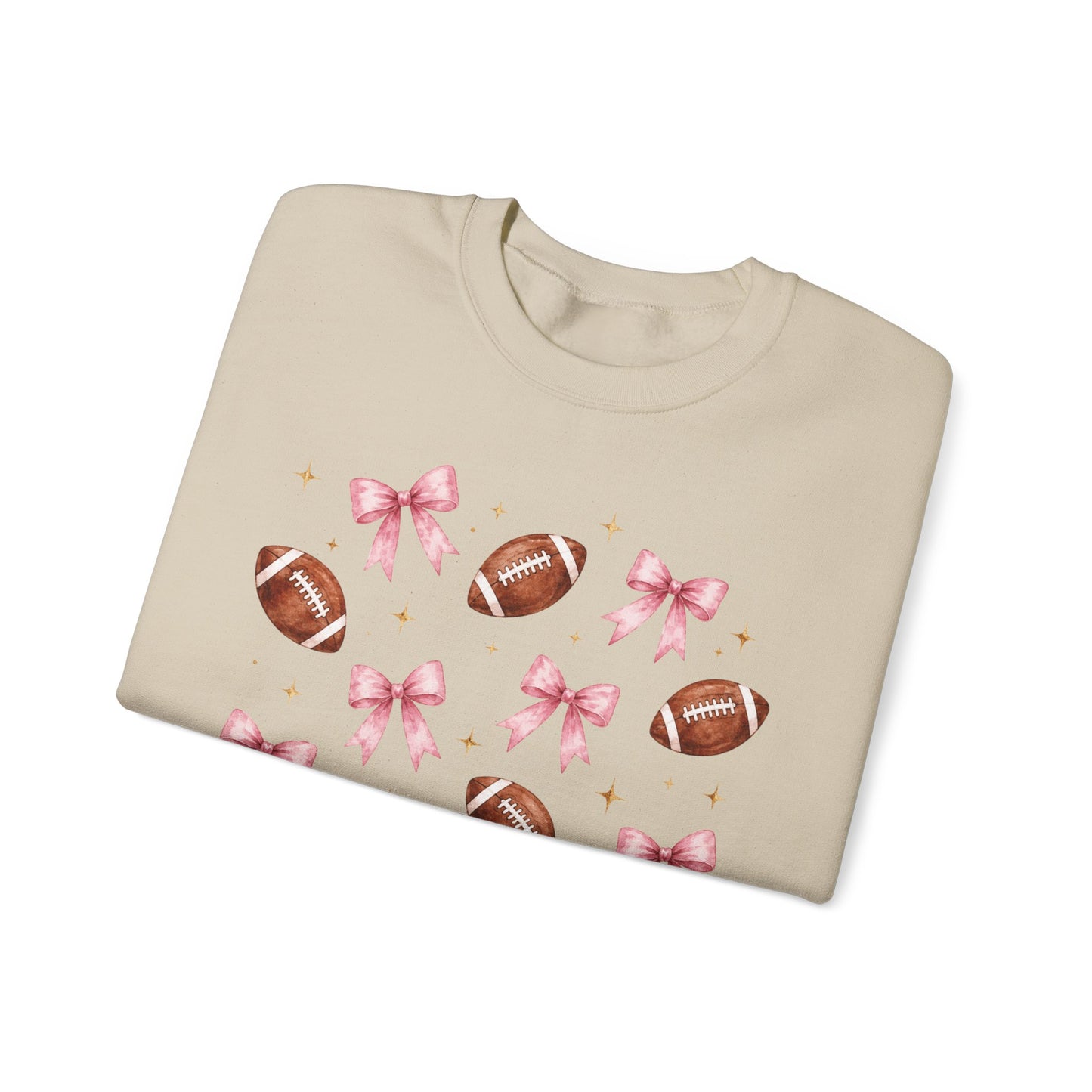 Football & Pink Bows Sweatshirt