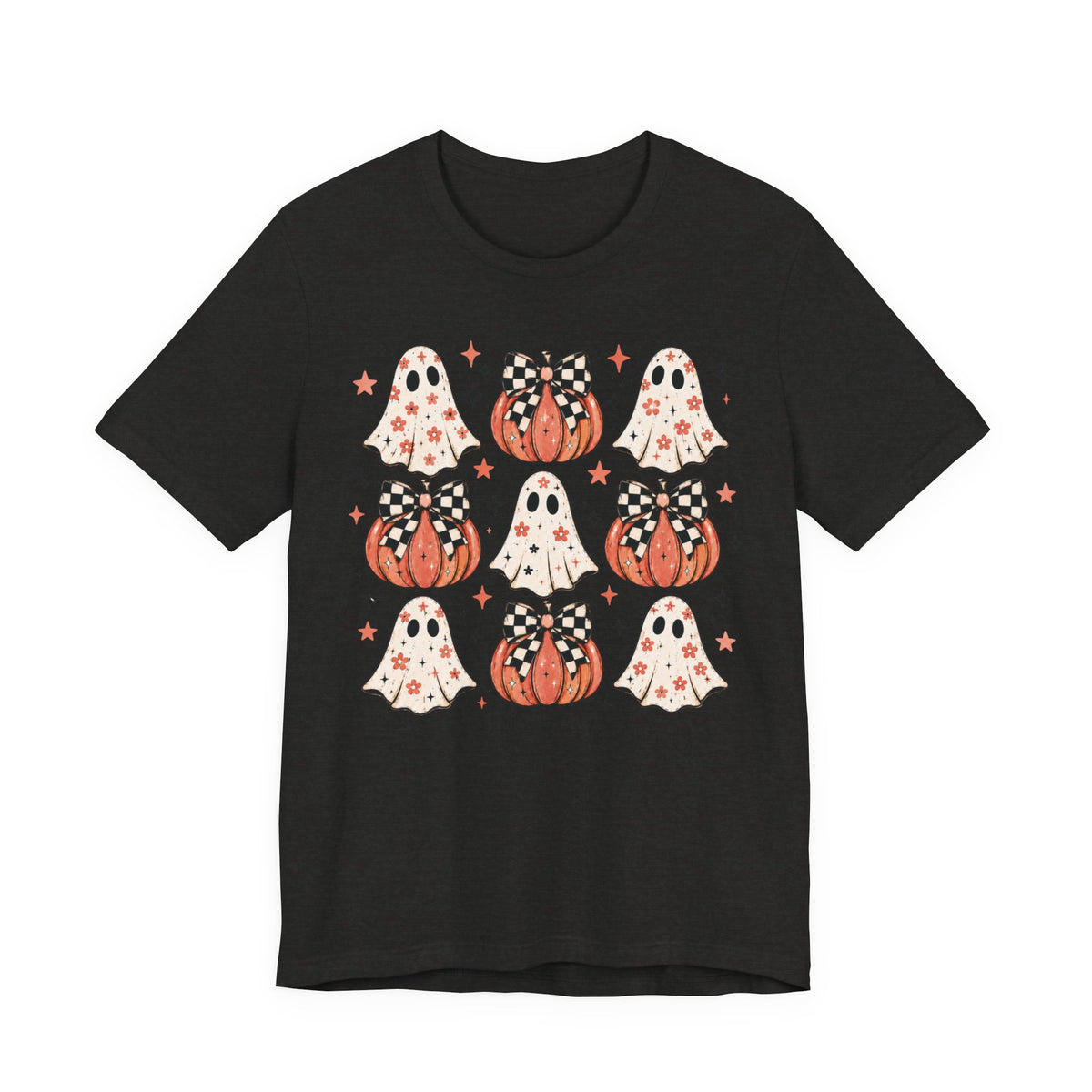 Spooky Ghost & Pumpkin Tee