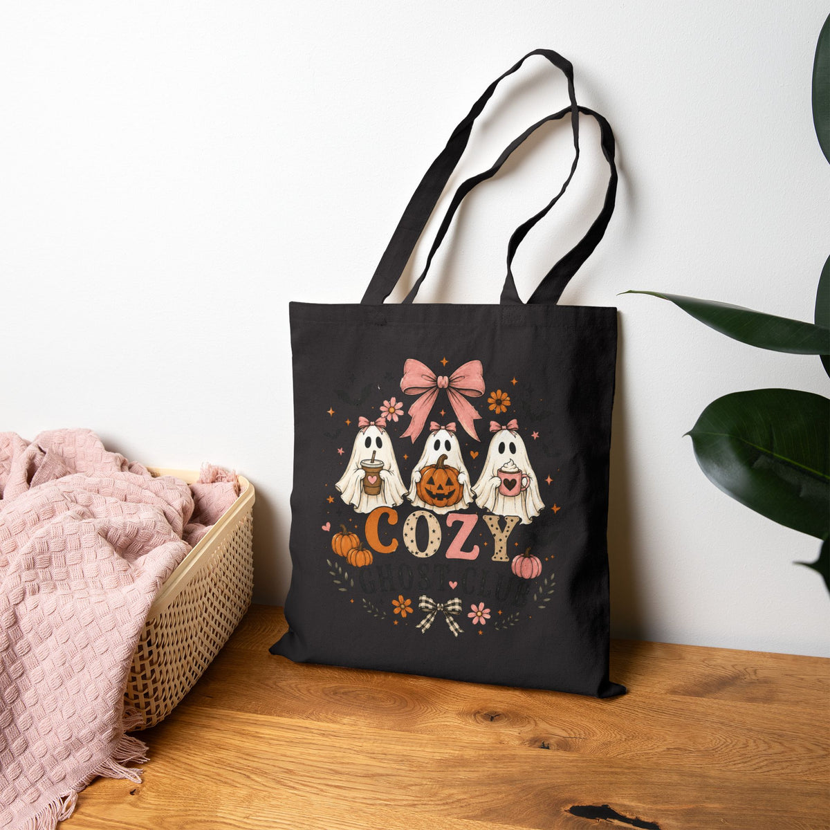 Cozy Ghost Club Tote Bag