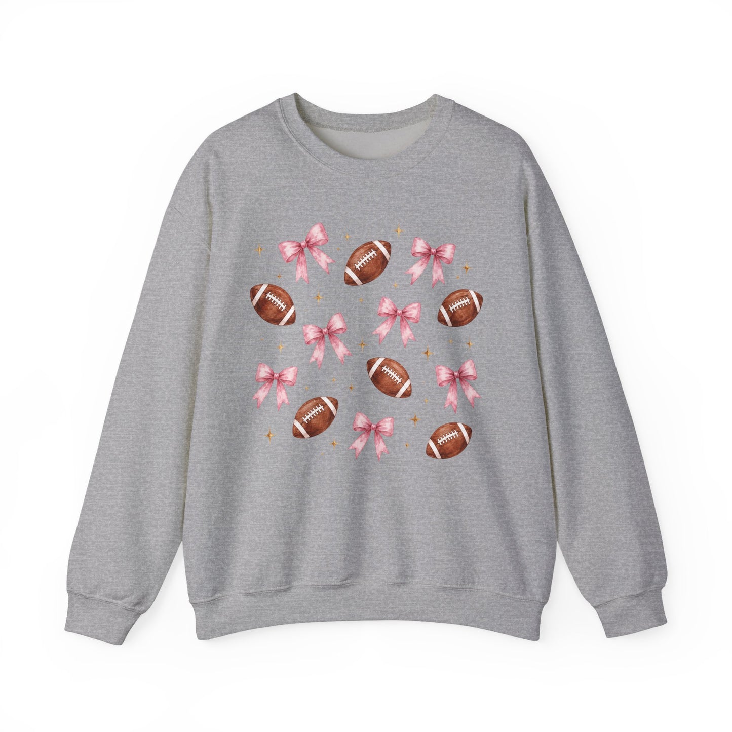 Football & Pink Bows Sweatshirt