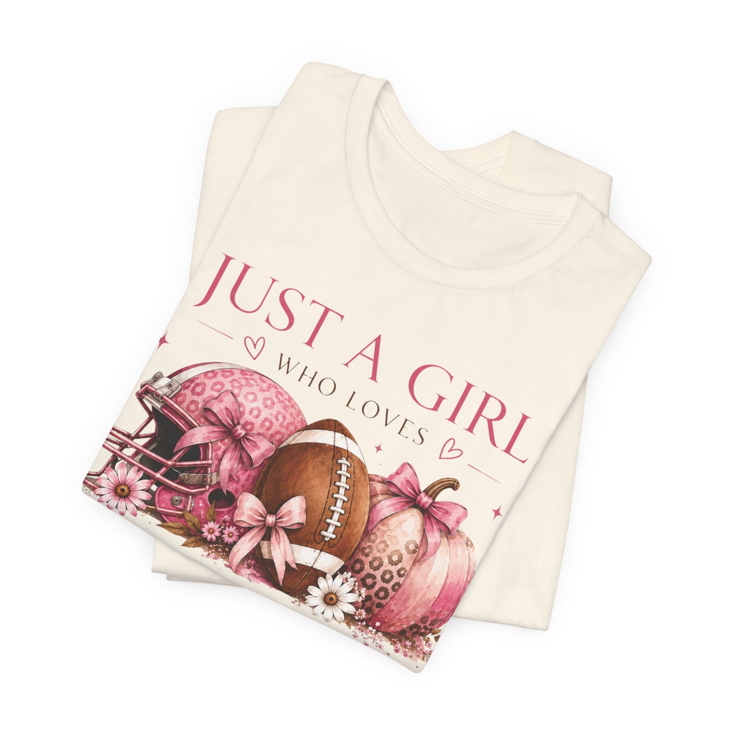 Just A Girl Who Loves Football Tee