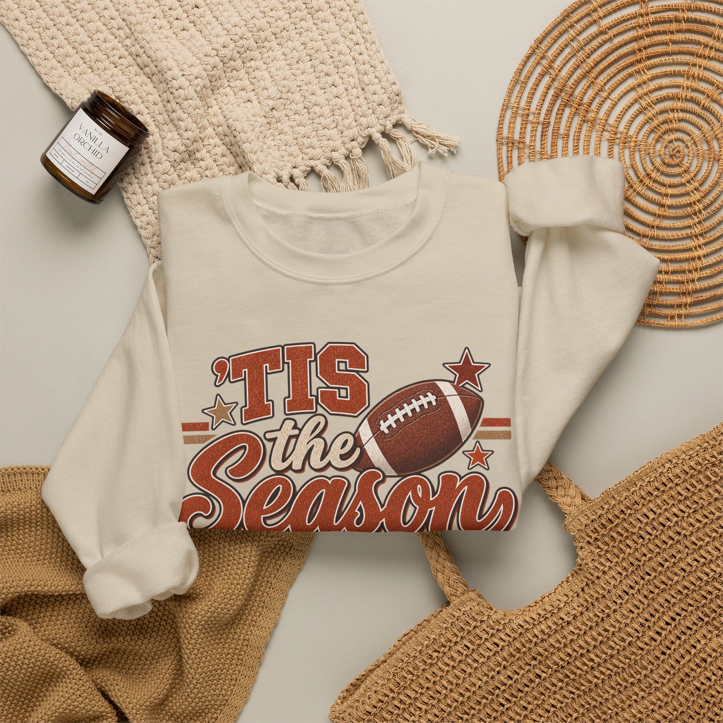 'Tis the Season Football Sweatshirt