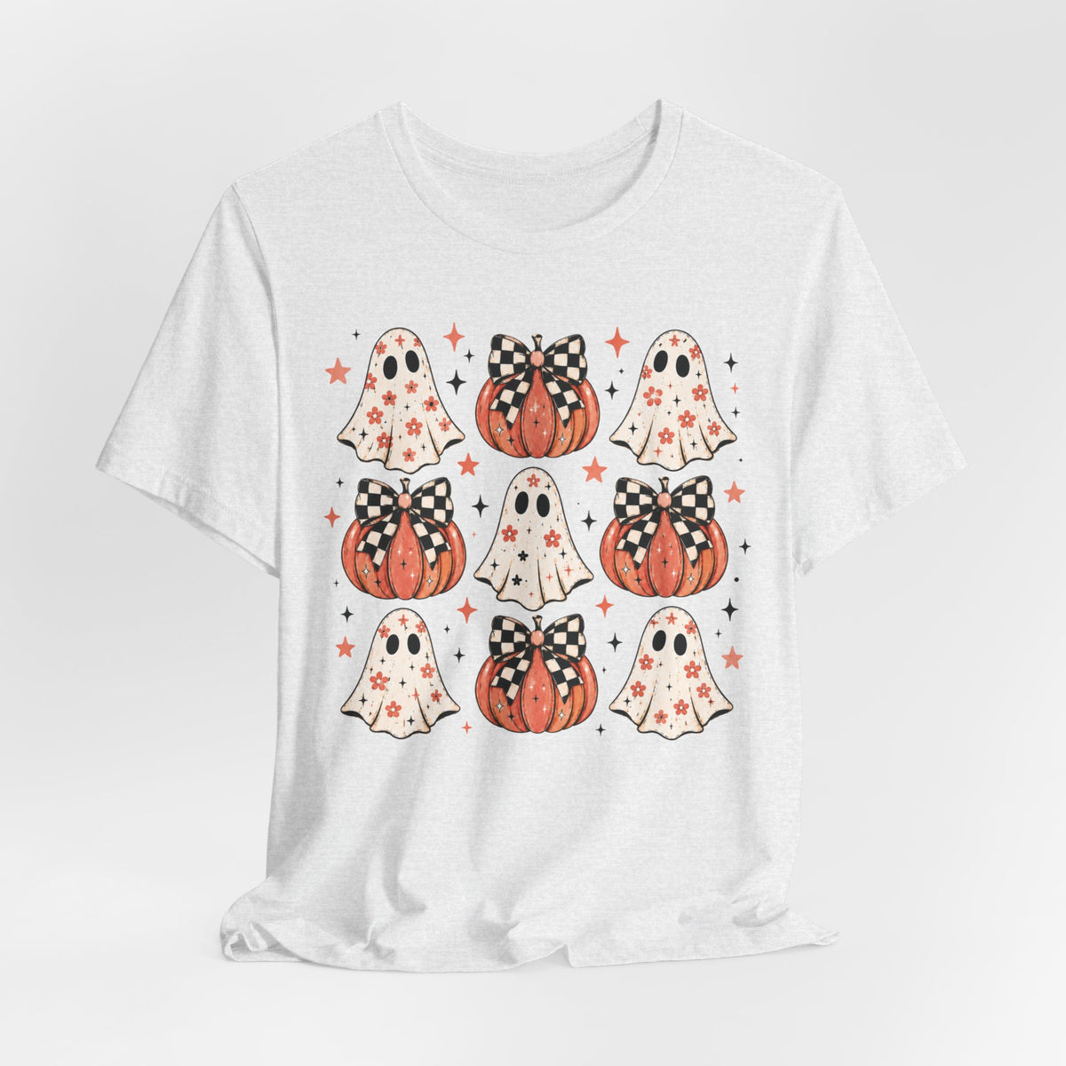 Spooky Ghost & Pumpkin Tee