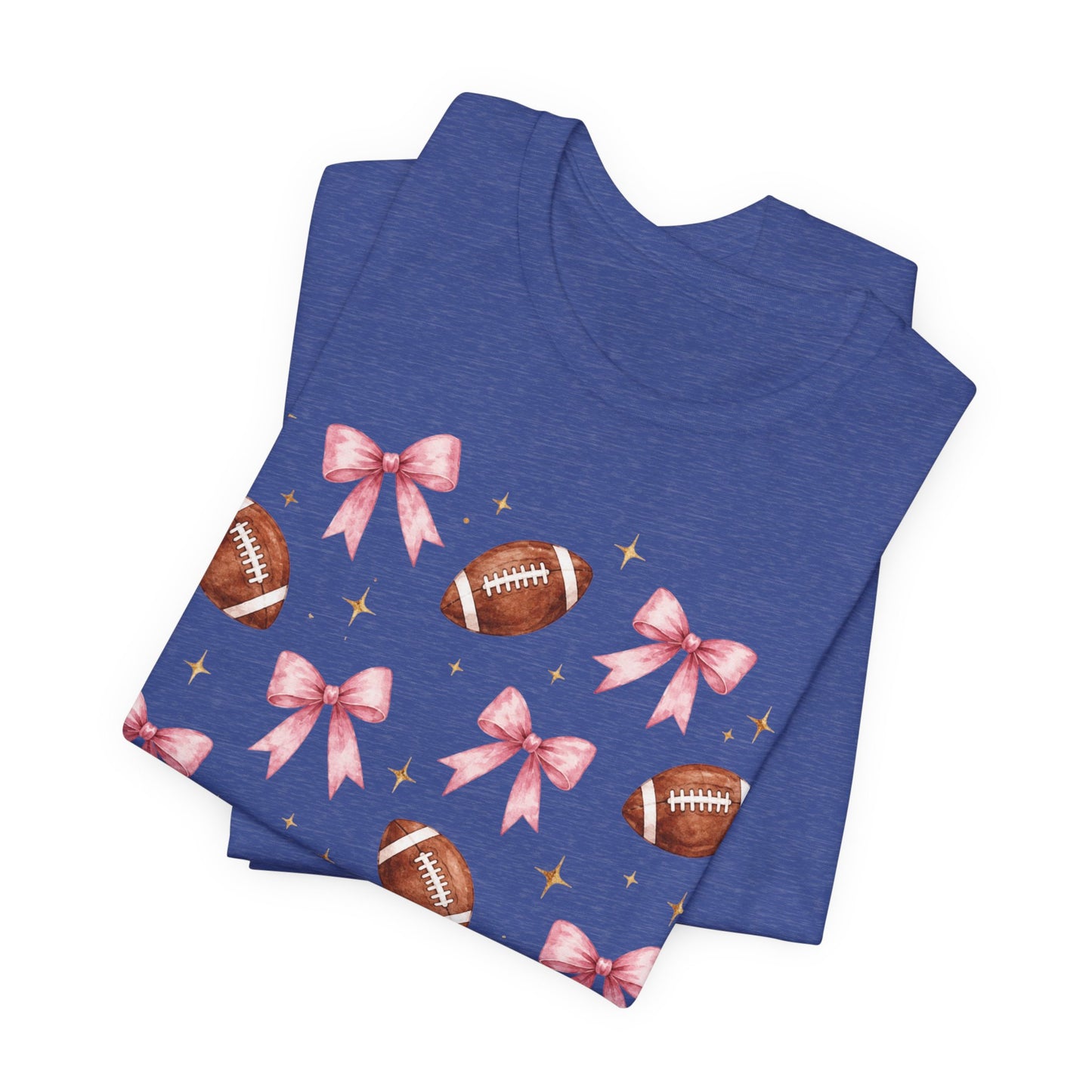 Football & Pink Bows Tee