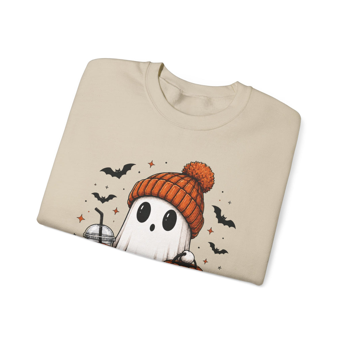 Cozy Ghost & Pumpkin Sweatshirt