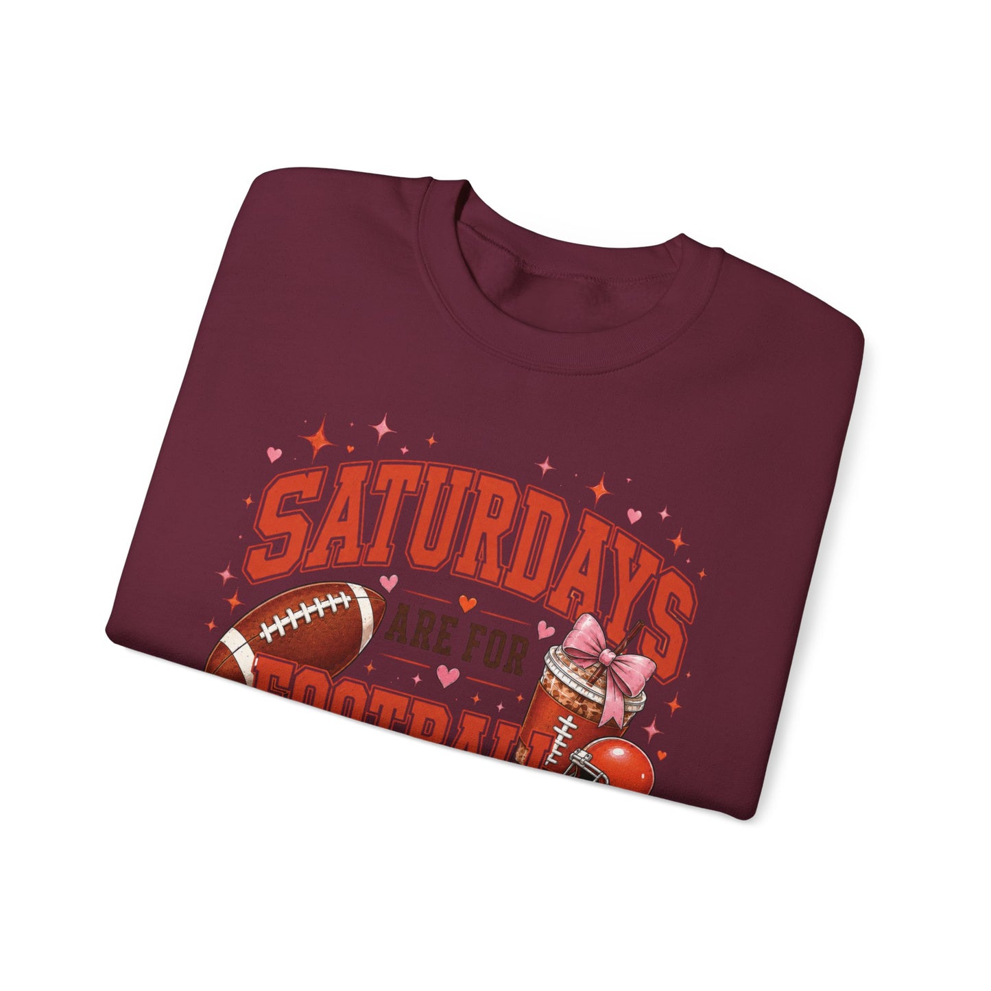Saturdays Are For Football Crewneck Sweatshirt
