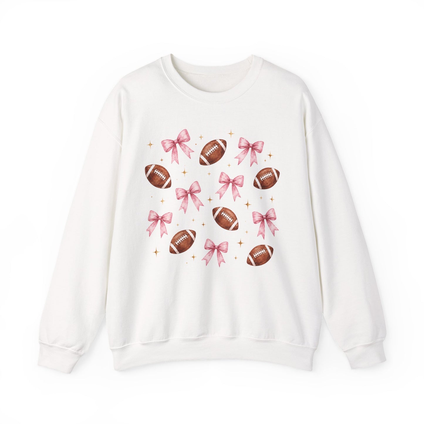 Football & Pink Bows Sweatshirt