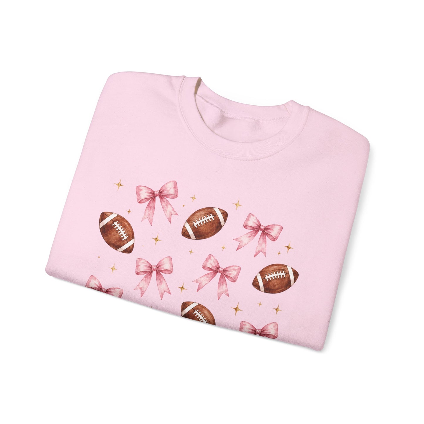 Football & Pink Bows Sweatshirt