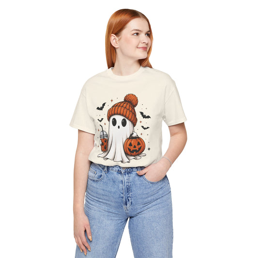 Cozy Ghost & Pumkin Tee