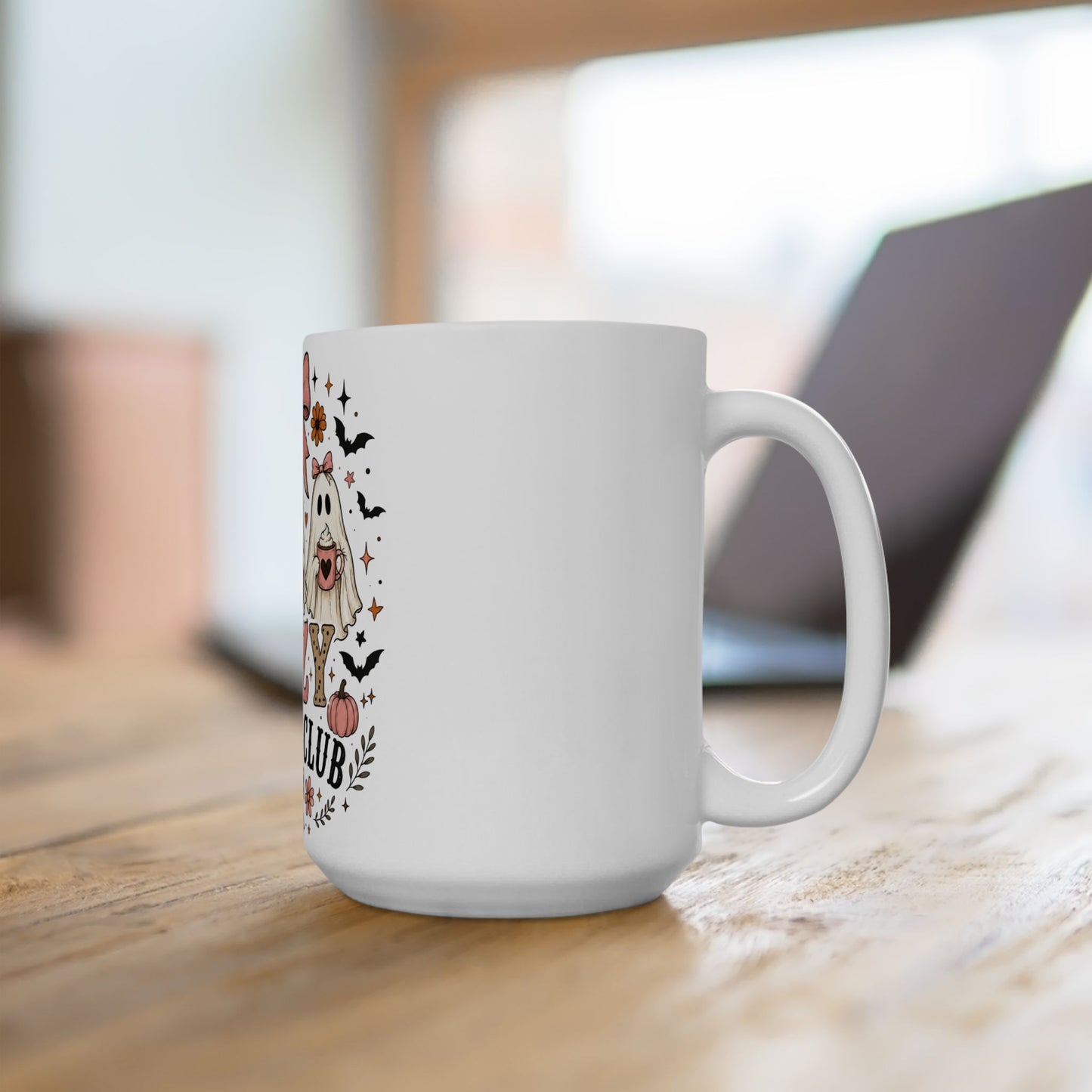 Cozy Ghost Club Ceramic Mug