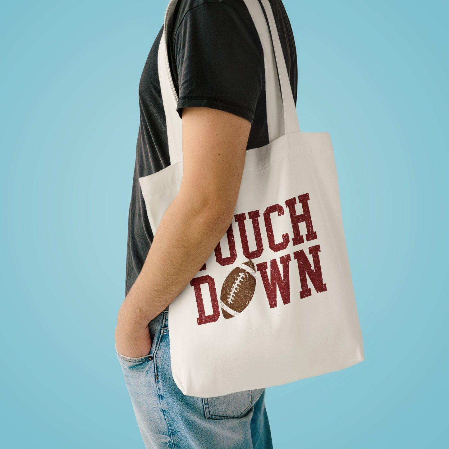 Vintage Touchdown Tote Bag