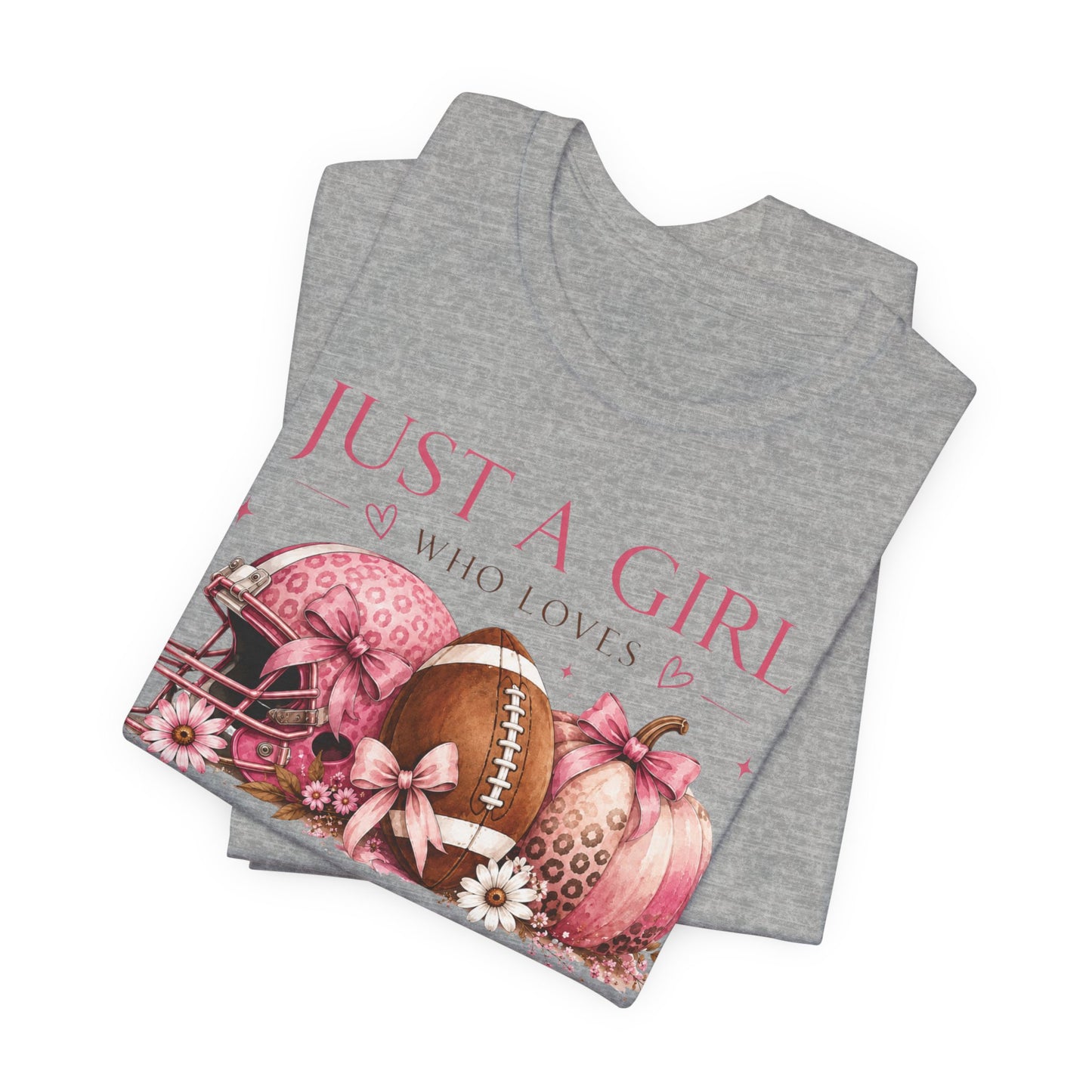 Just A Girl Who Loves Football Tee
