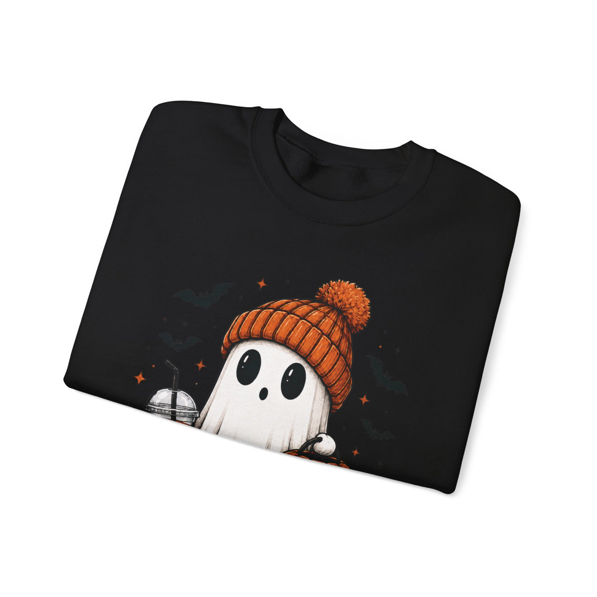 Cozy Ghost & Pumpkin Sweatshirt