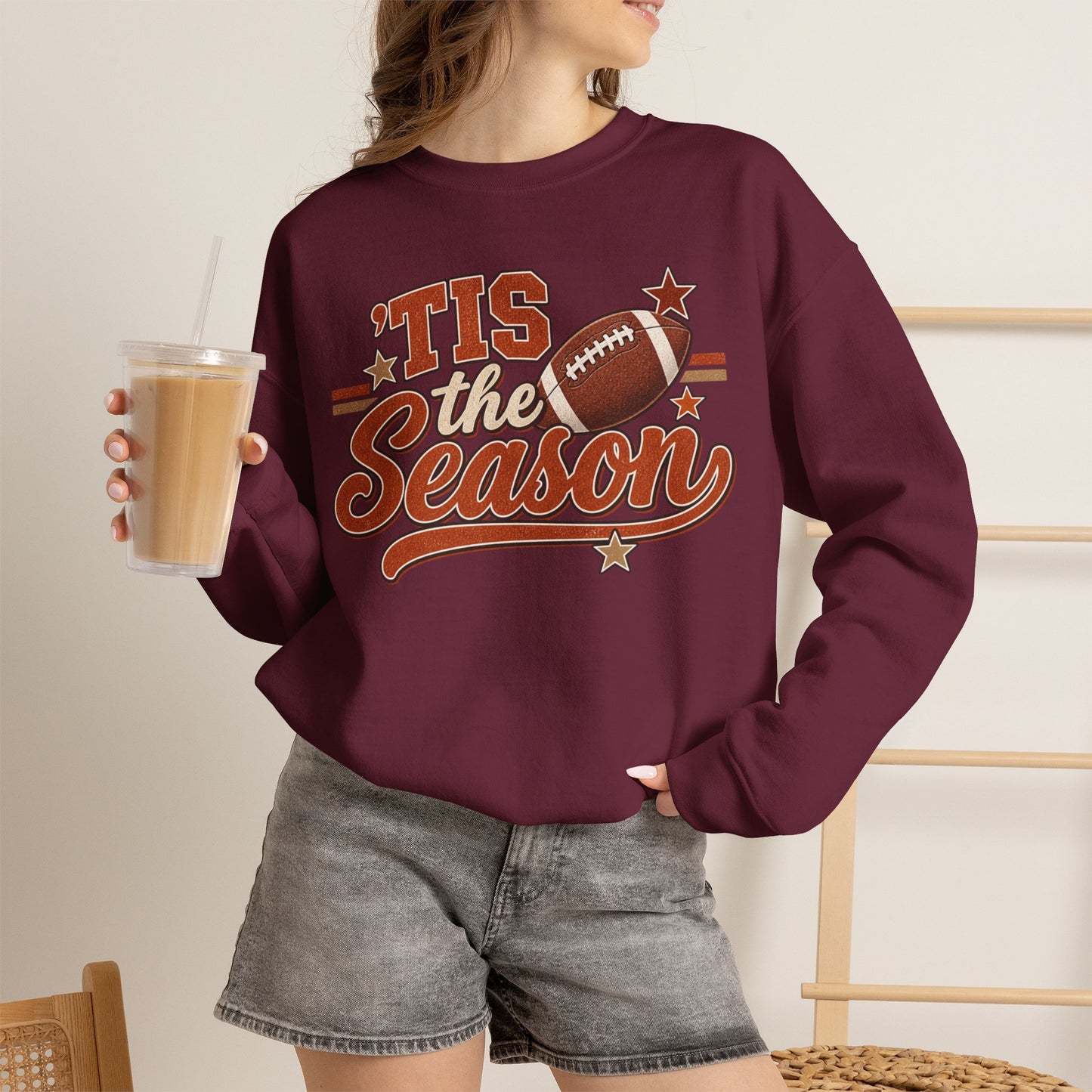 'Tis the Season Football Sweatshirt