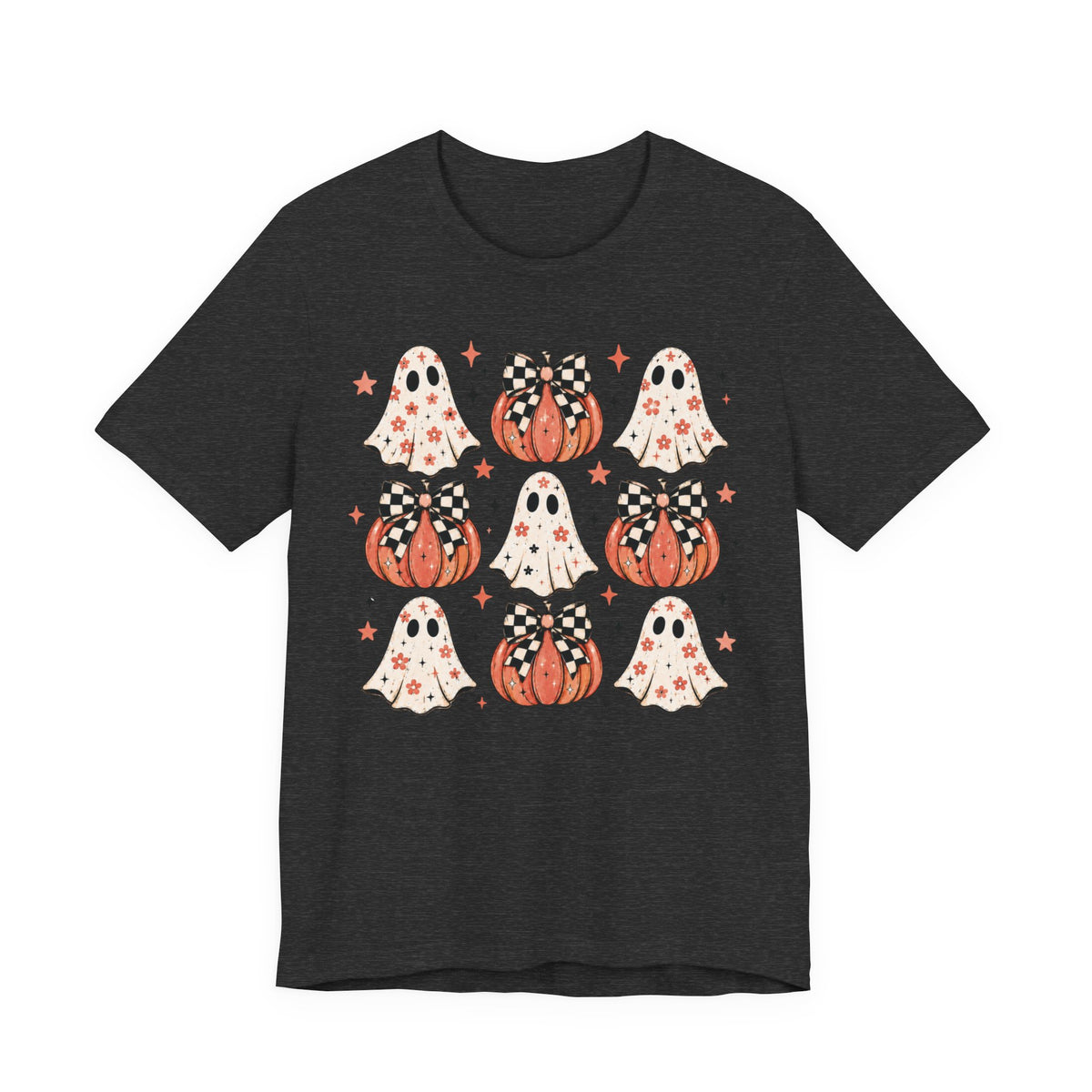 Spooky Ghost & Pumpkin Tee