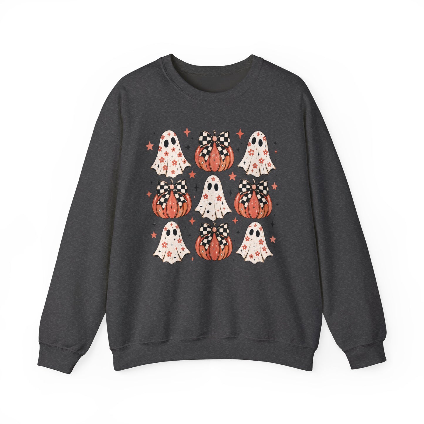 Spooky Ghost & Pumpkin Sweatshirt