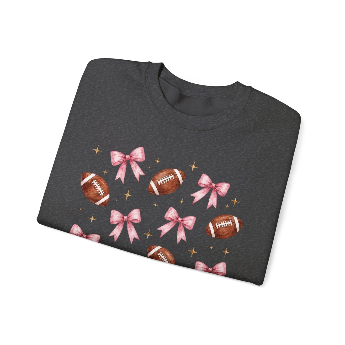 Football & Pink Bows Sweatshirt