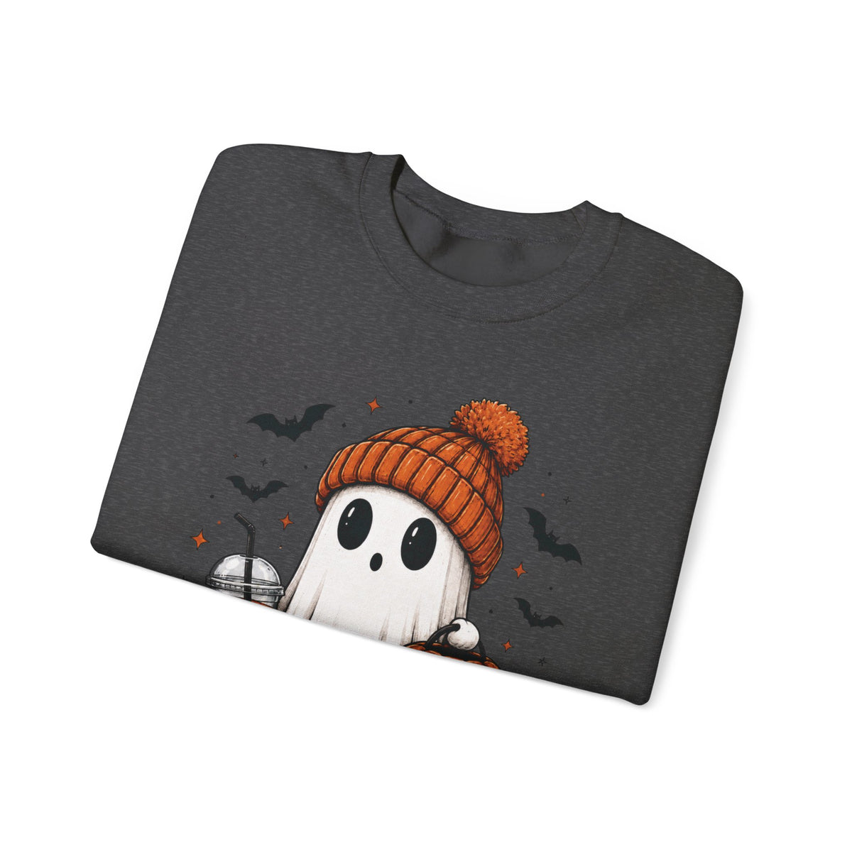 Cozy Ghost & Pumpkin Sweatshirt