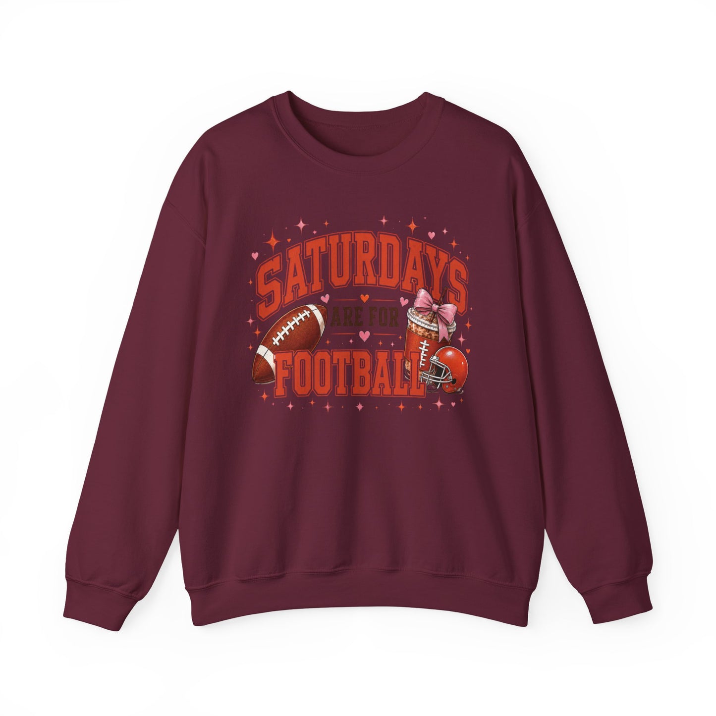 Saturdays Are For Football Crewneck Sweatshirt