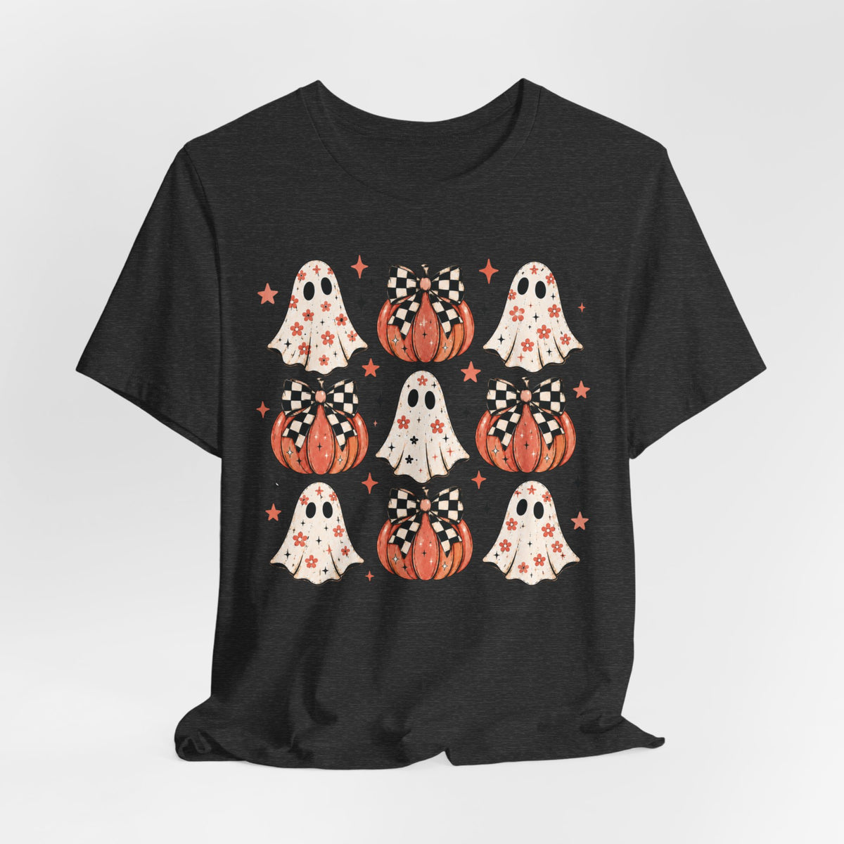 Spooky Ghost & Pumpkin Tee