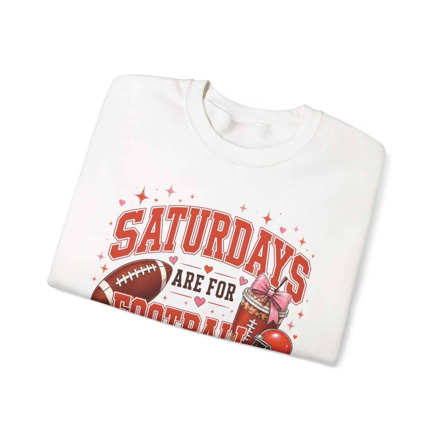 Saturdays Are For Football Crewneck Sweatshirt