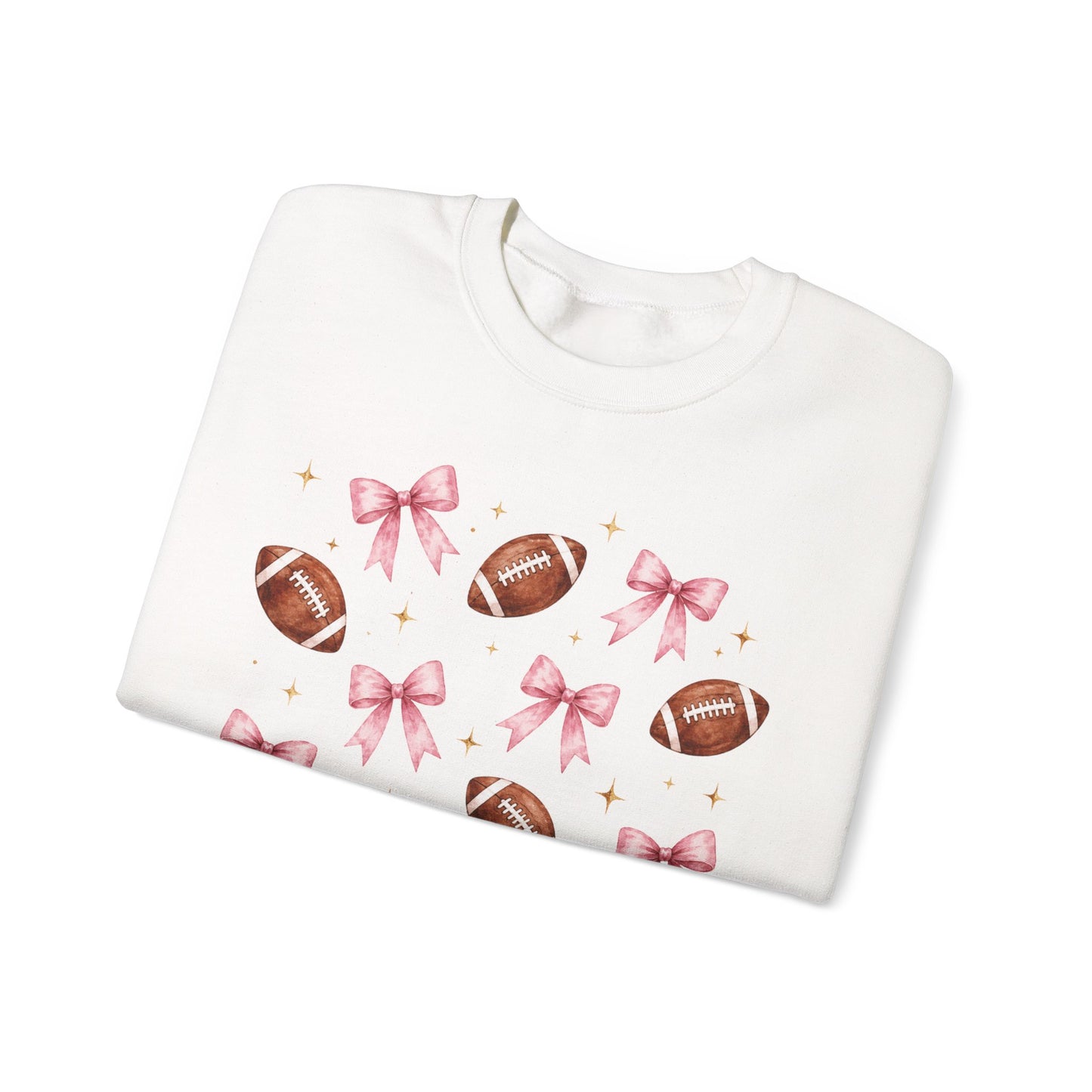 Football & Pink Bows Sweatshirt
