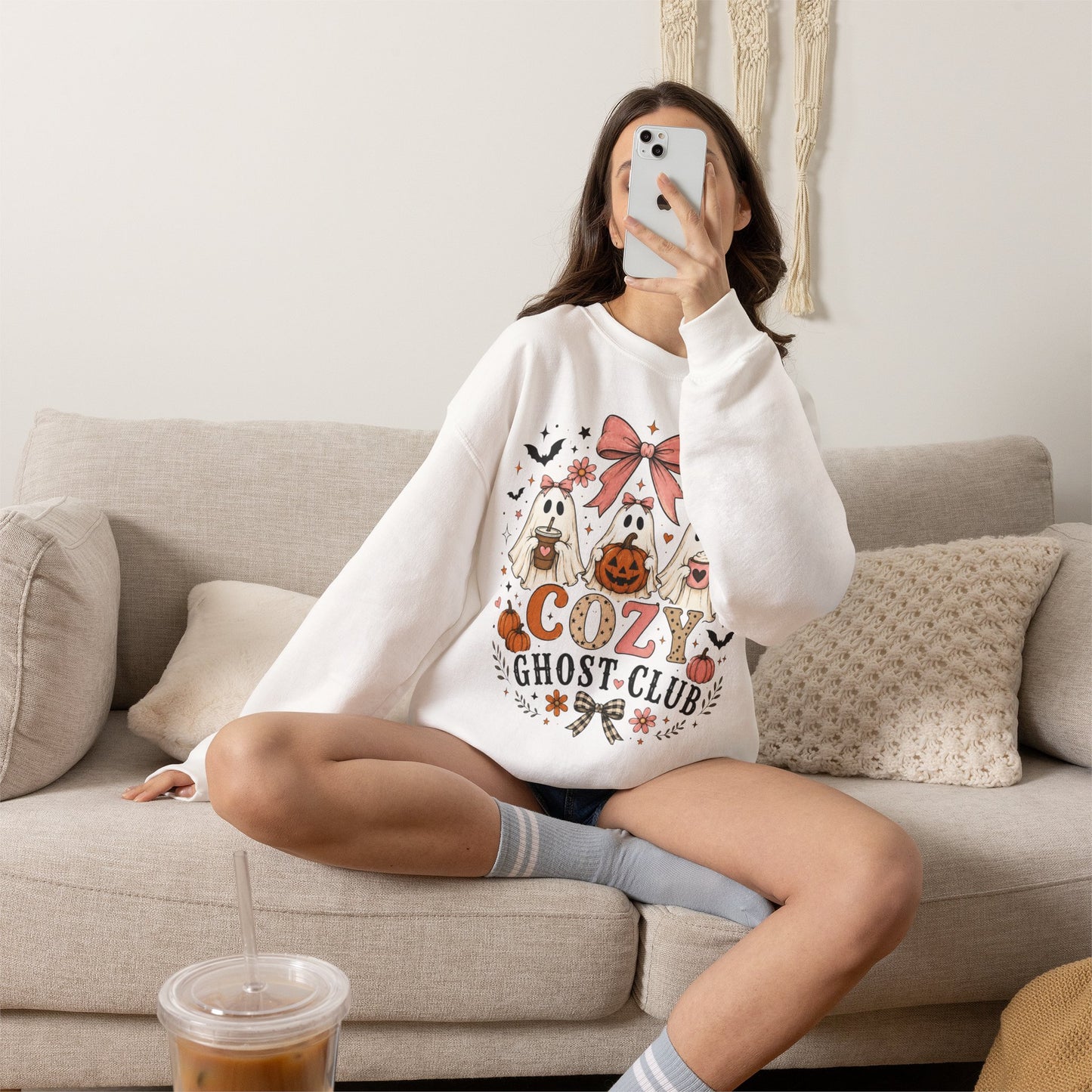 Cozy Ghost Club Sweatshirt