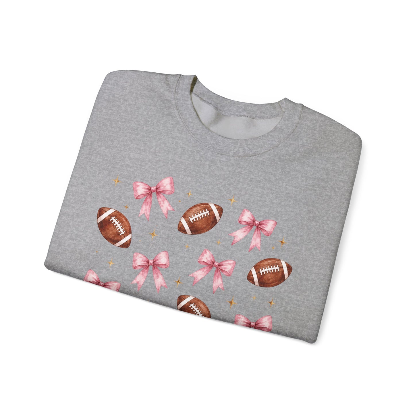 Football & Pink Bows Sweatshirt