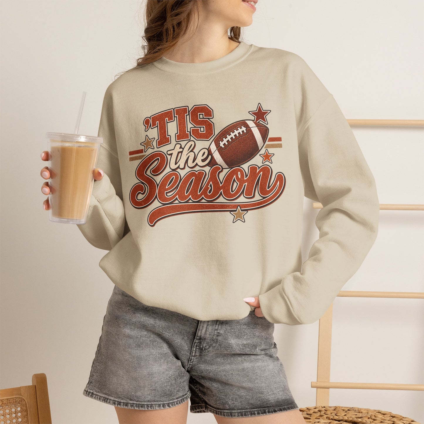 'Tis the Season Football Sweatshirt