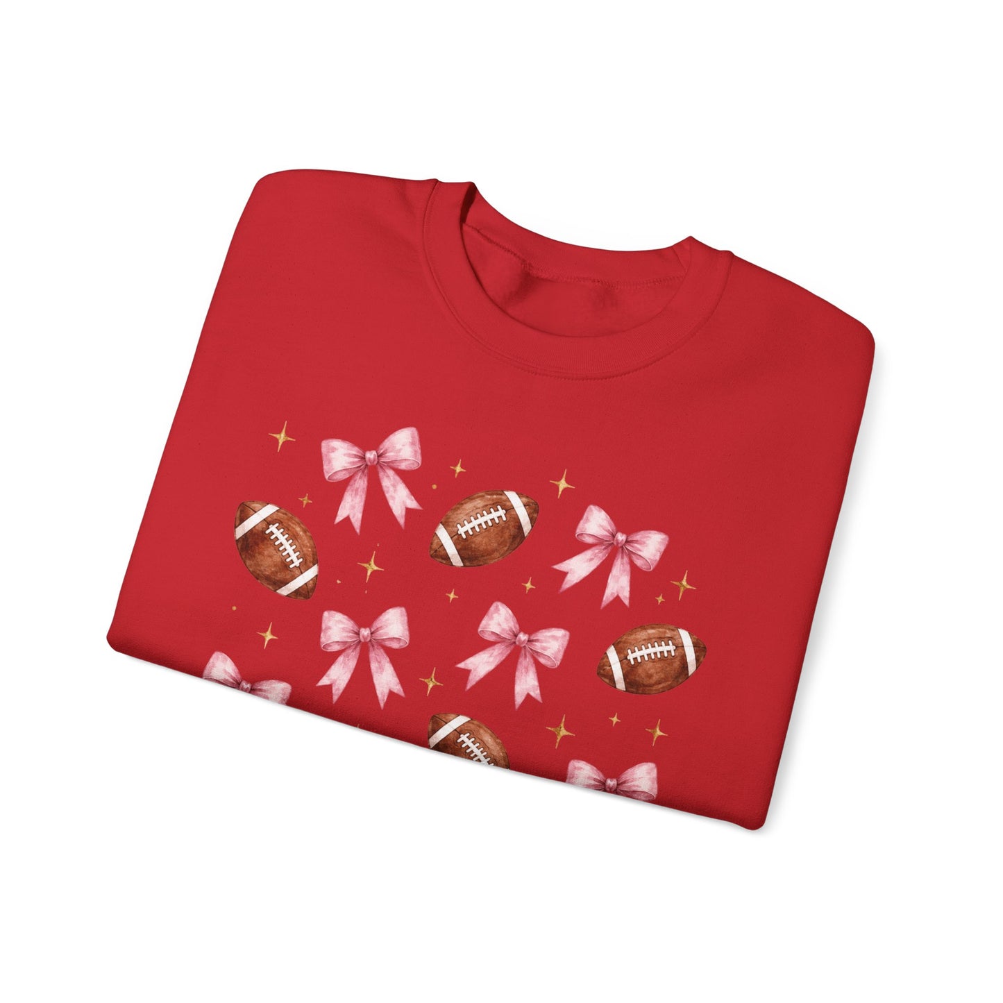 Football & Pink Bows Sweatshirt