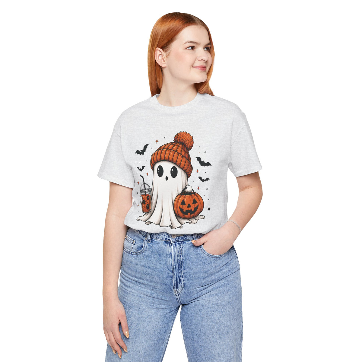 Cozy Ghost & Pumkin Tee