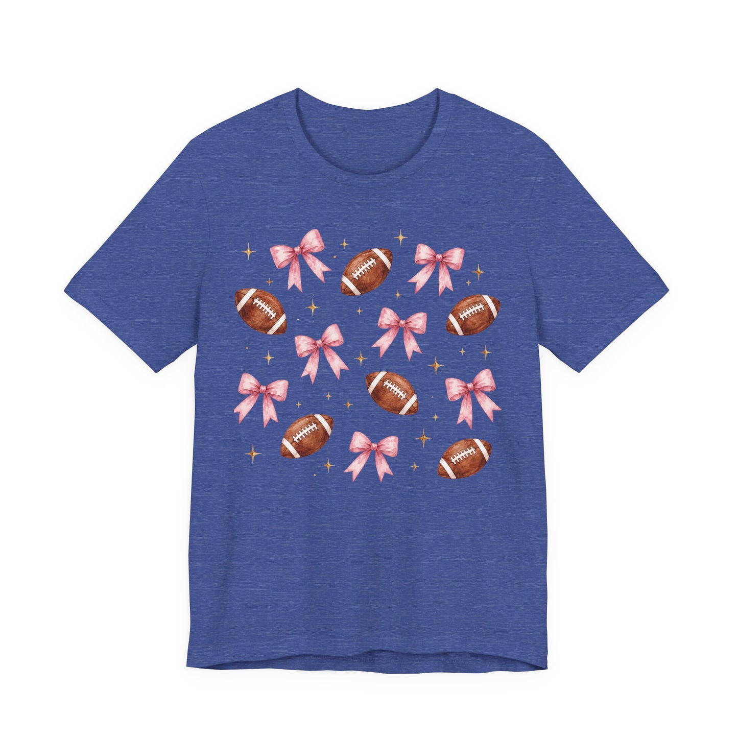 Football & Pink Bows Tee