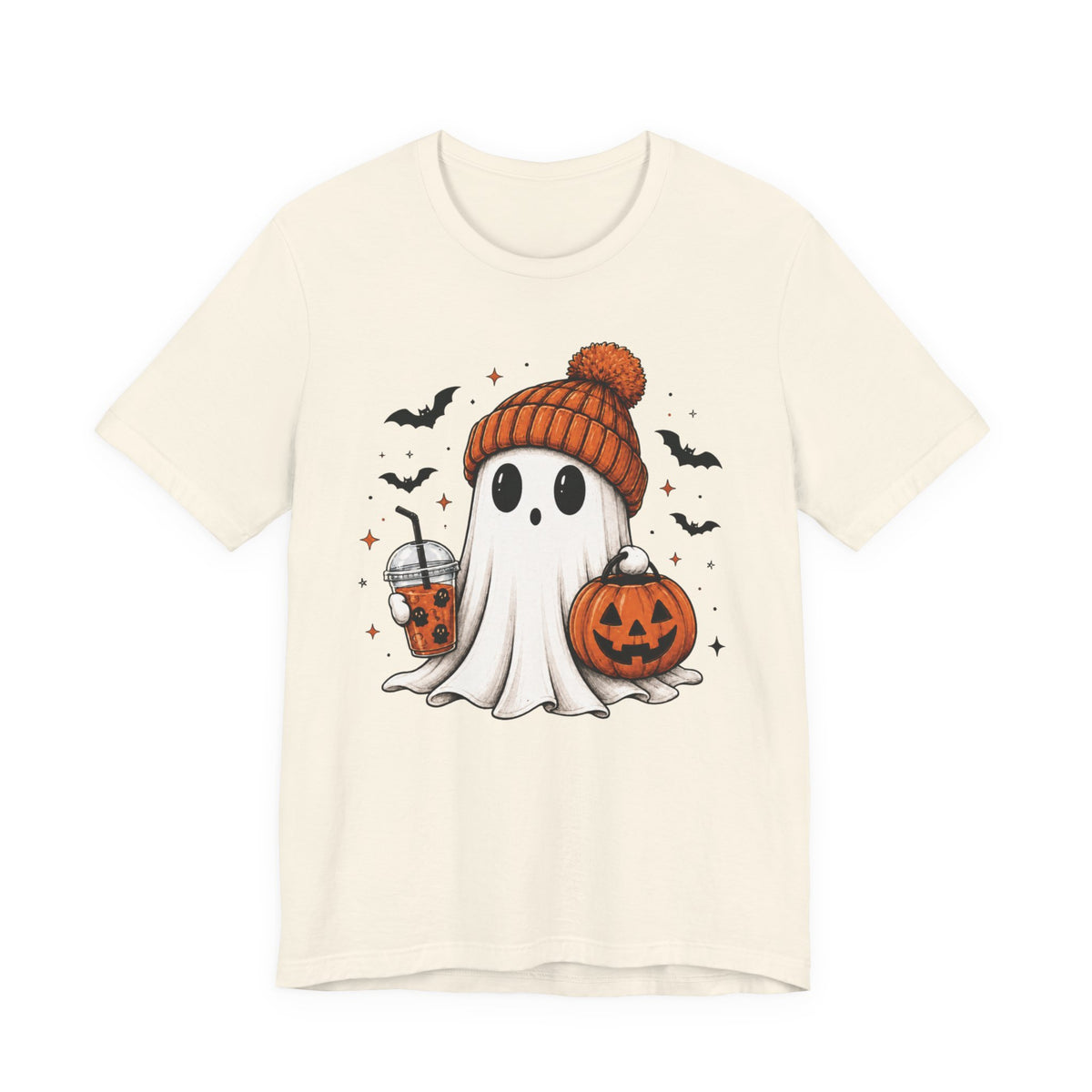 Cozy Ghost & Pumkin Tee