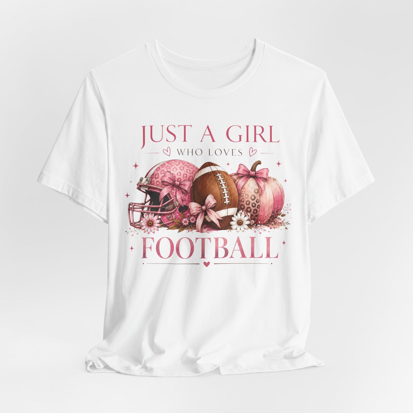 Just A Girl Who Loves Football Tee