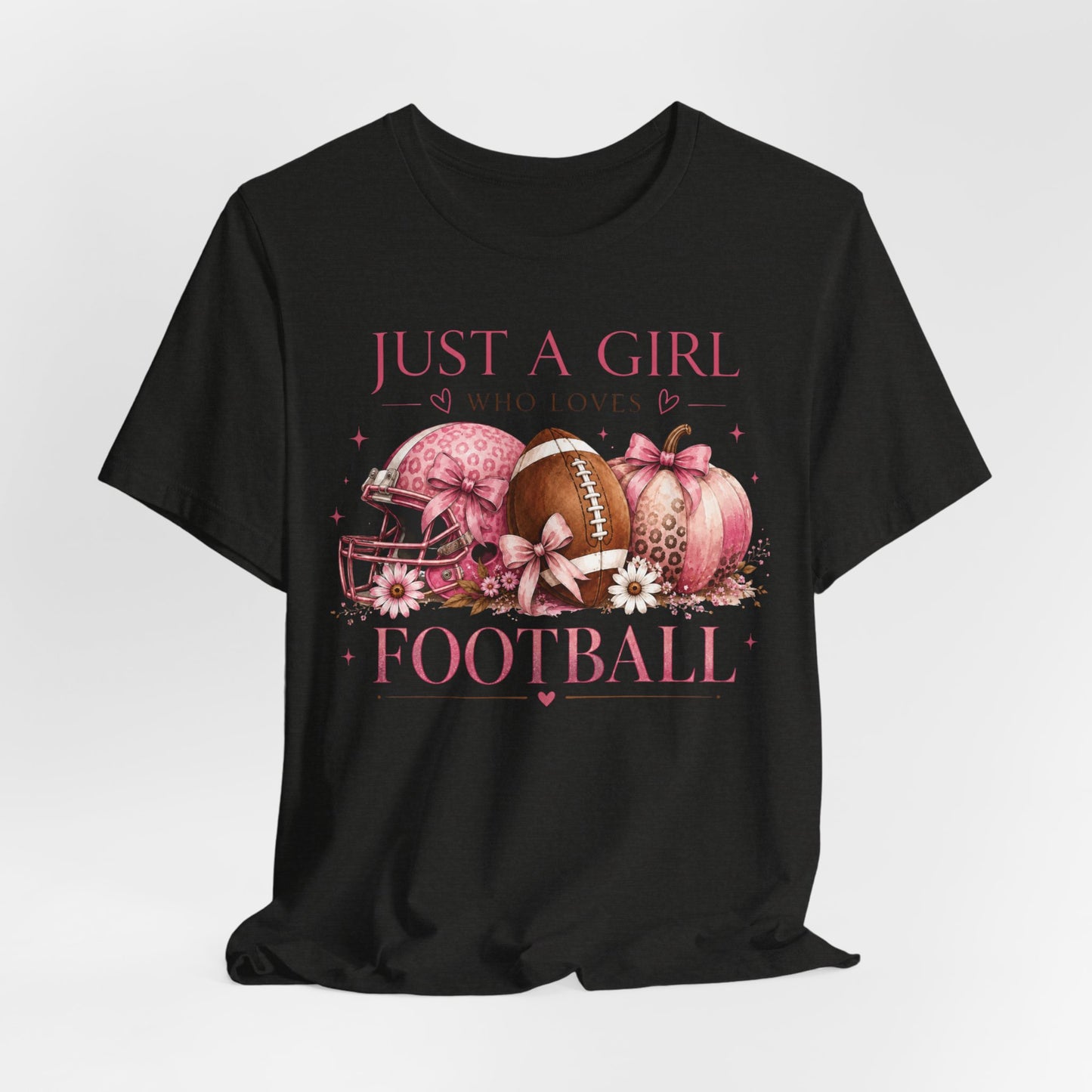 Just A Girl Who Loves Football Tee